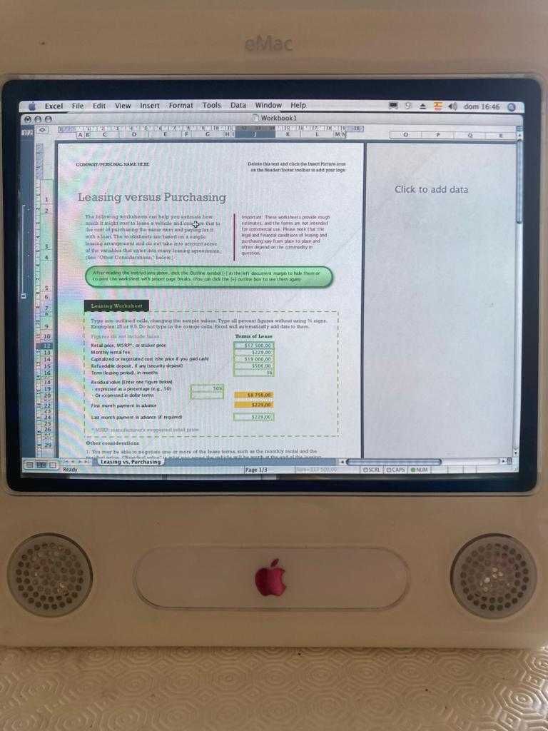 eMac 700mhz 40GB