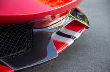 FERRARI 488 PISTA - dokładka spoiler spojler dolny splitter - CARBON
