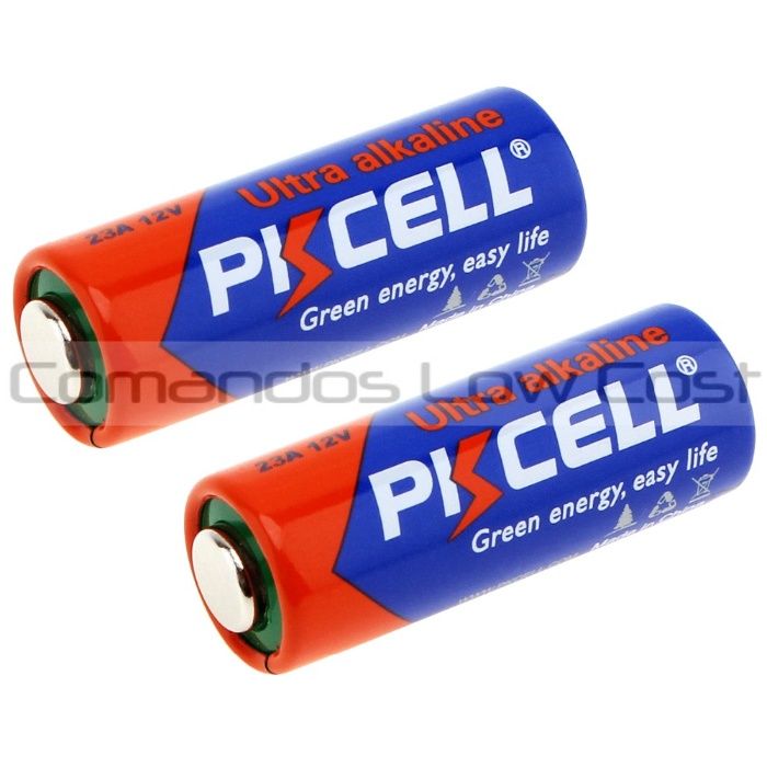 Pilhas 12V - 23A e 27A p/ Comandos Garagem