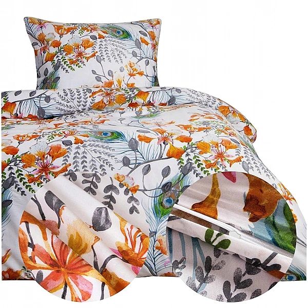 Pościel BAWEŁNIANA 140x200/2cz komplet 1x poszewka 70x80 Cotton Love m