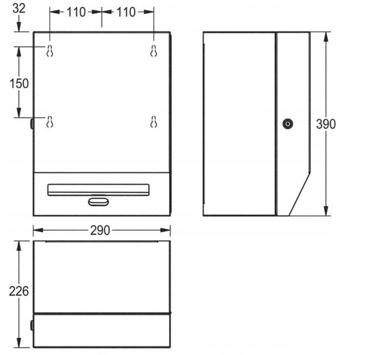 Automatyczny podajnik ręczników papierowych KWC RODX630