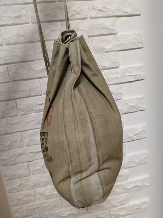 Mustang вінтажна сумка рюкзак зістарена колекційна парусини чоловічий