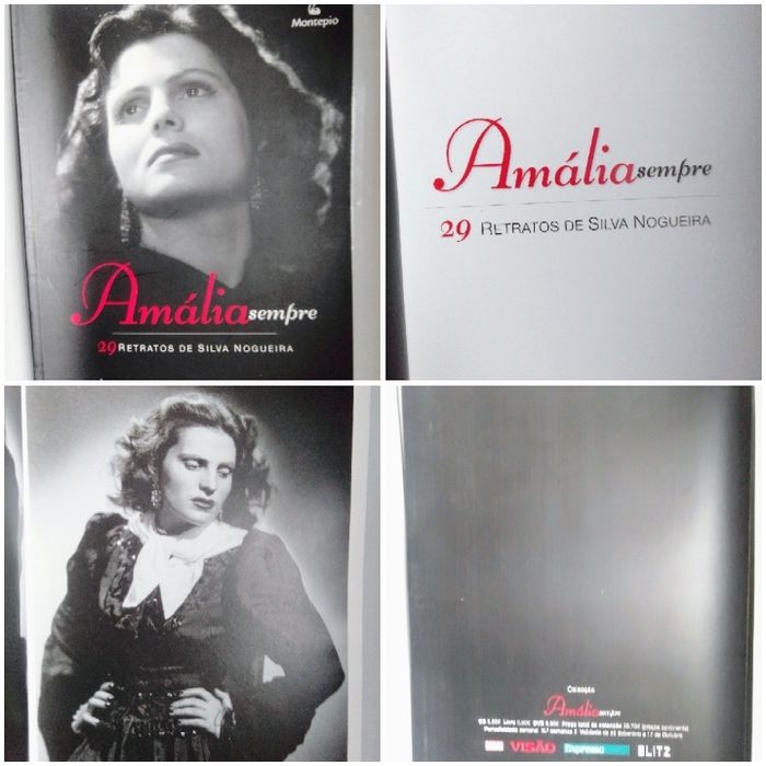 Amália com 29 retratos de Silva Nogueira.