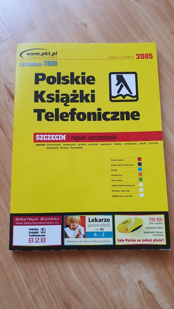 Książka telefoniczna Szczecin 2005 r.