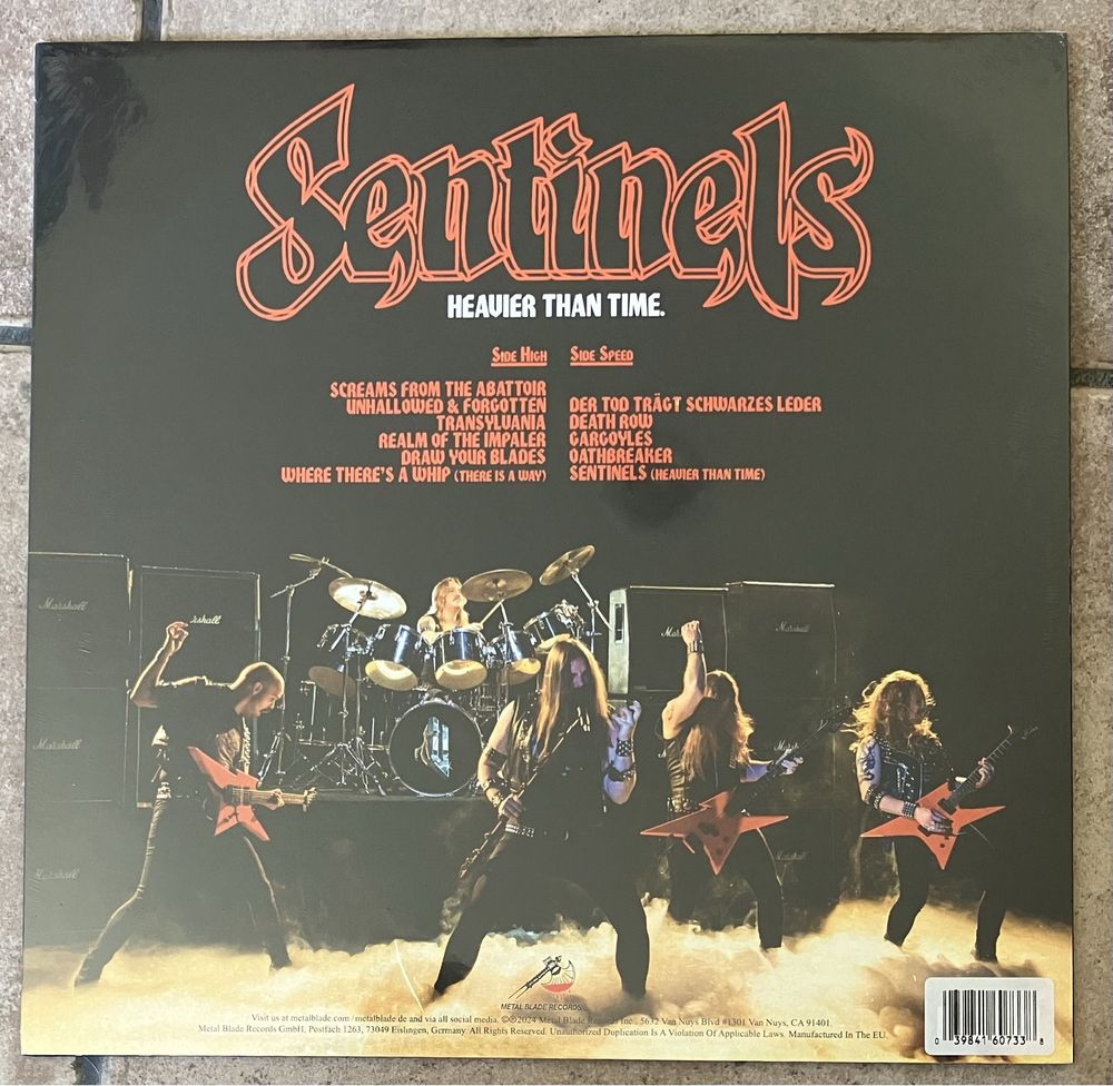 VULTURE - Sentinels LP - ltd 200 Blood Red & White Splattered Vinyl