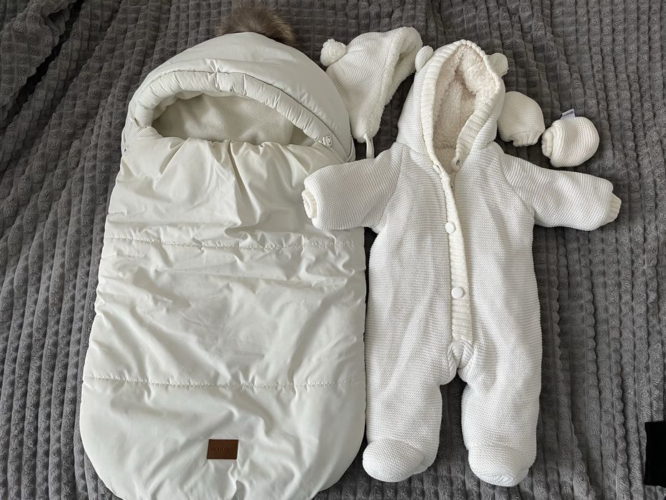 Зимовий комплект на виписку (колір молочний)