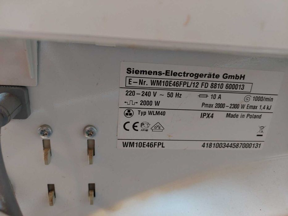 Пральна машинка Siemens