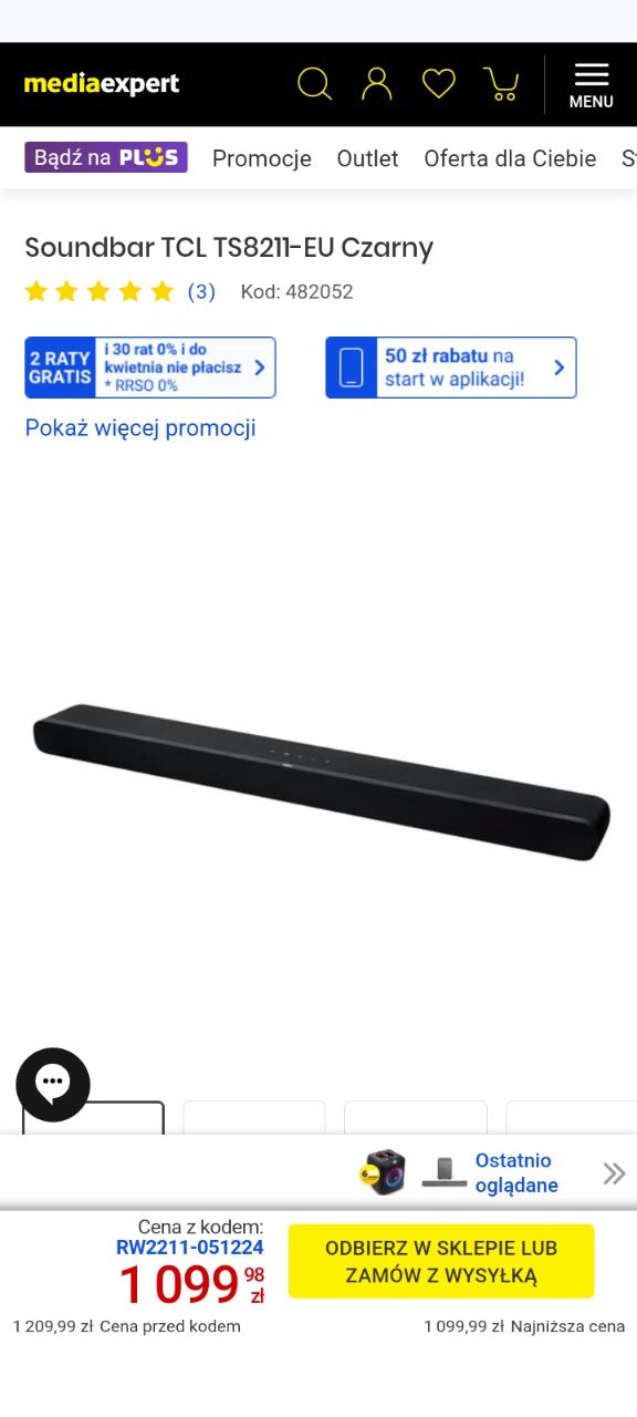 Soundbar tcl dolby atmos