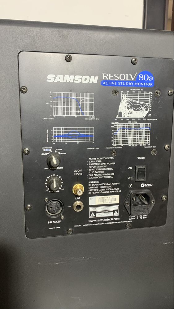 Монітори Samson 80a + стойки samson