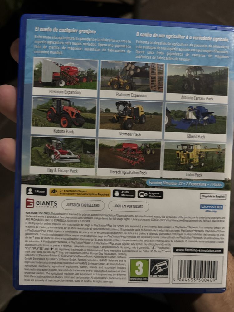Farming simulator 22 premium edition ps5