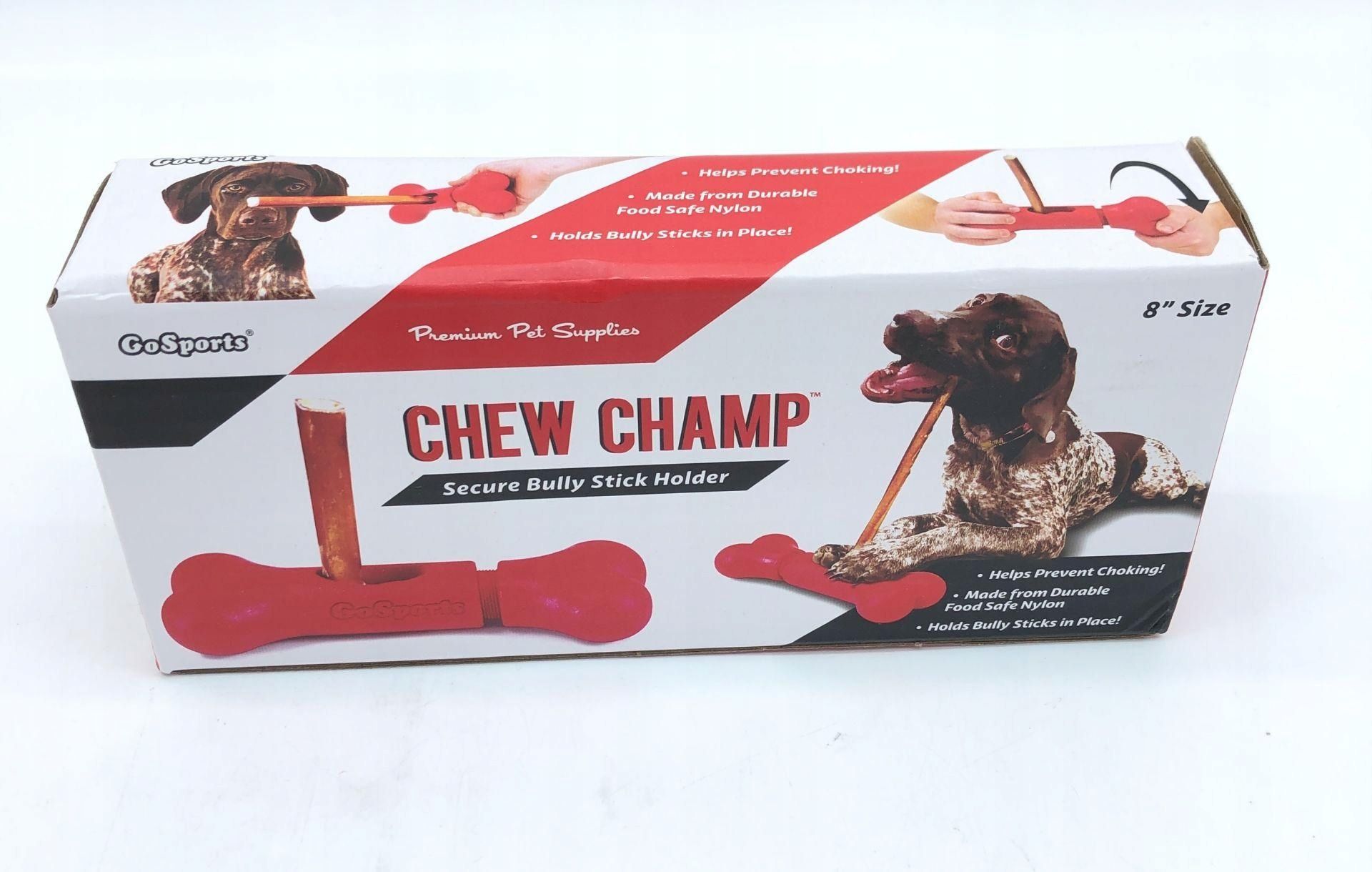 GoSports Chew Champ uchwyt na gryzaki dla psów powyżej 13,6 kg
