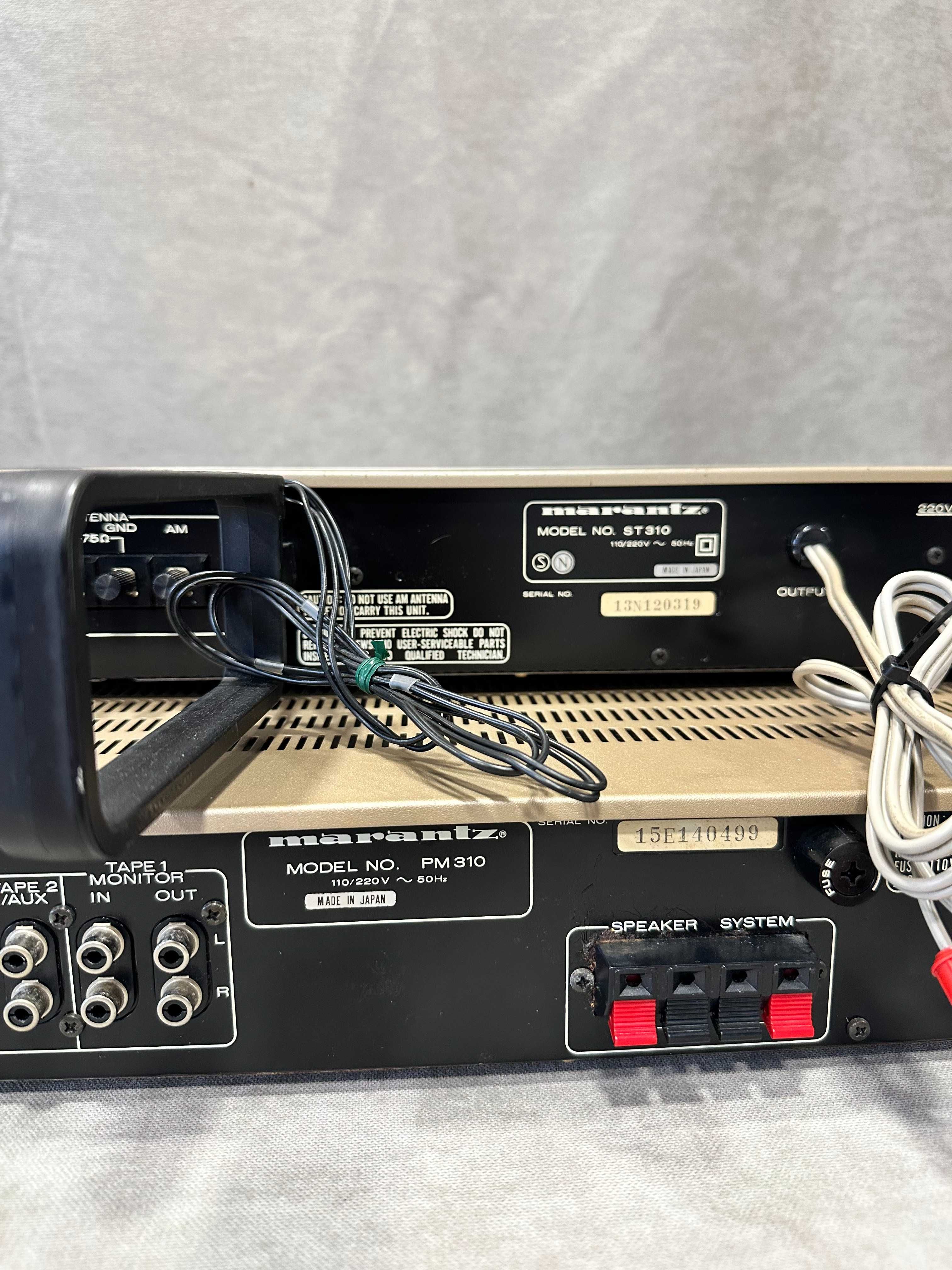 Zestaw Stereo Firmy Marantz, Wzmacniacz PM 310, tuner ST 310
