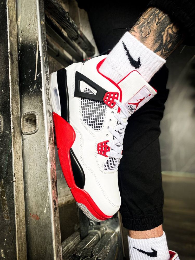 nike air jordan 4 retro fire red