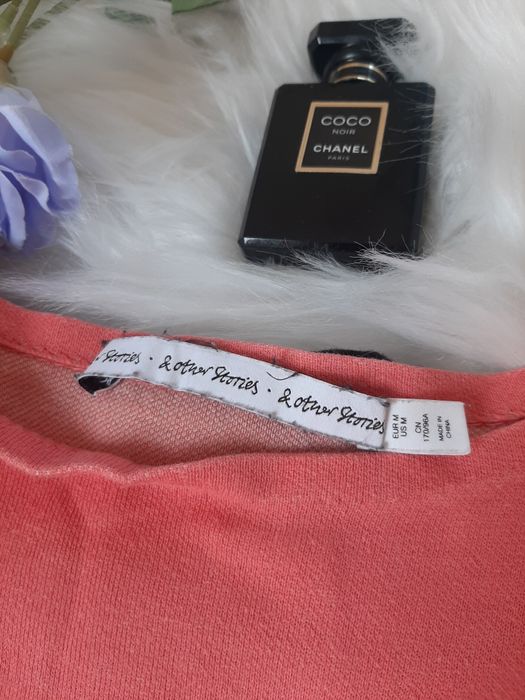 Sweter bluzka kolorowa casual do pracy bawełna 100%  &other stories el