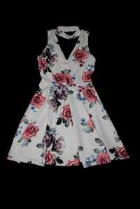 Платье шикарное бренд NEW LOOK S Англия контрастное нарядное вечернее