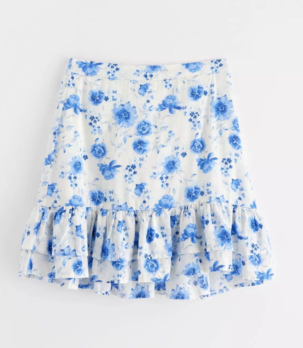 Zestaw top poolka look i spódniczka Lindex newbie