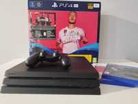 PlayStation 4 Pro + 14 gier, oryginalne pudełko / plomba