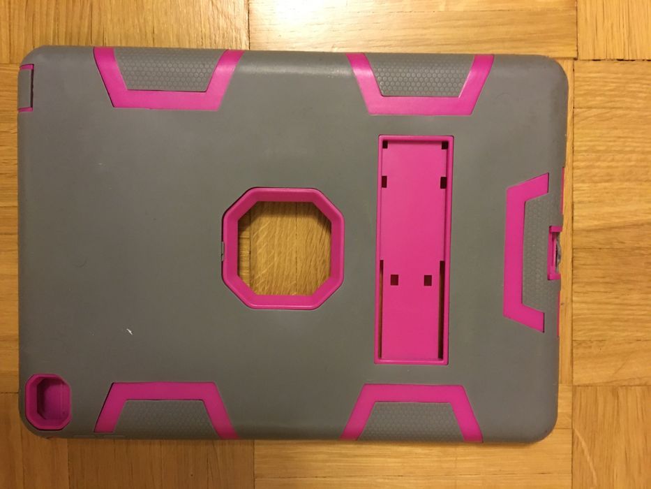 Mocne różowo szare etui do tabletu Apple iPad Air 2