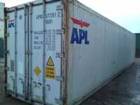 Kontenery morskie magazynowy transport 40'HC high cube IZOTERMA