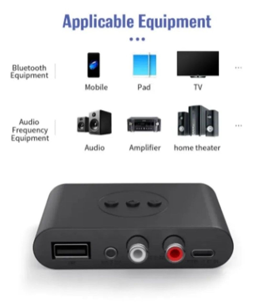 Odbiornik Audio Bluetooth 5.2, gratis kable