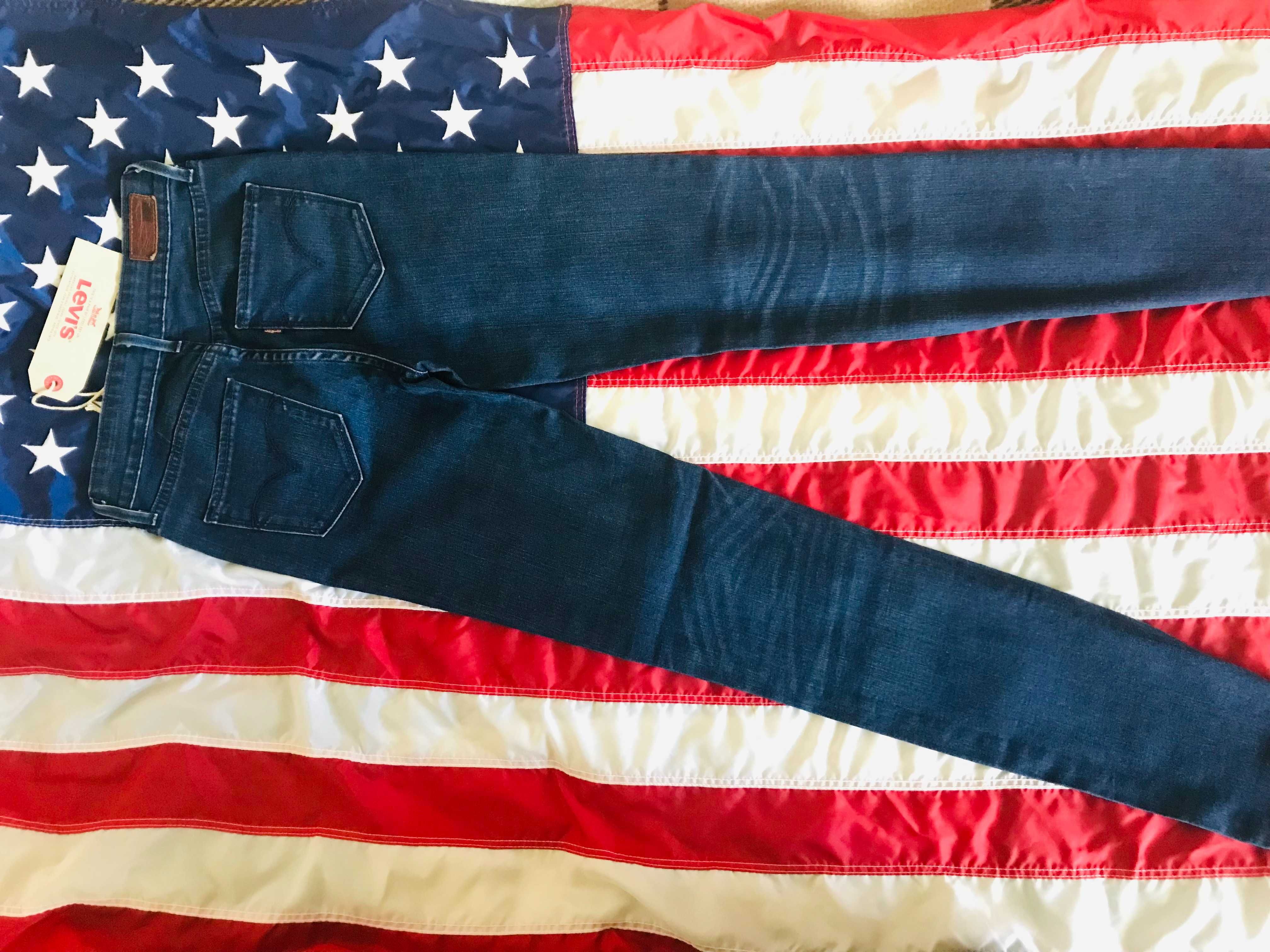 Levis синий (USA) Slim р.S