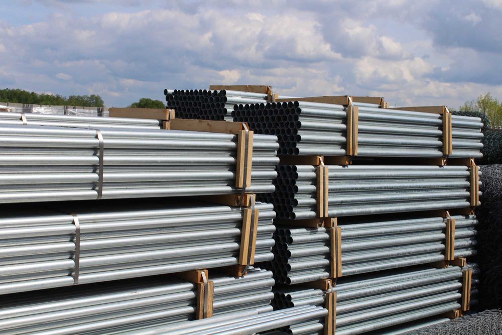 Słupek ogrodzeniowy ocynkowany + RAL 60x40 2000mm