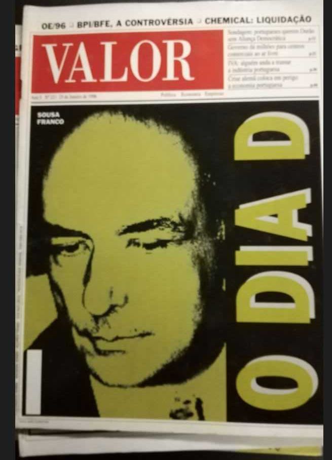 8 revistas Valor - Dez 1995/Fev de 1996-Muito Bem conservadas LOTE 1