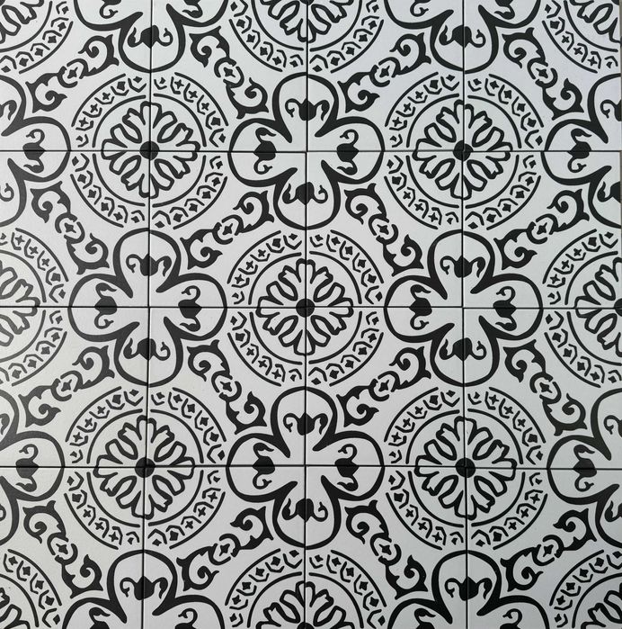 Płytki GRES Patchwork 20 X 20 Cigno Czarno Białe ATEM Gatunek 1 NOWOŚĆ