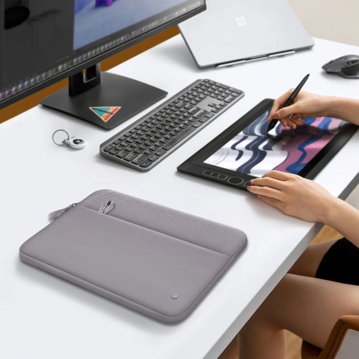Pokrowiec Tech-Protect Sleeve do laptopa 15-16 cali Crayon Grey