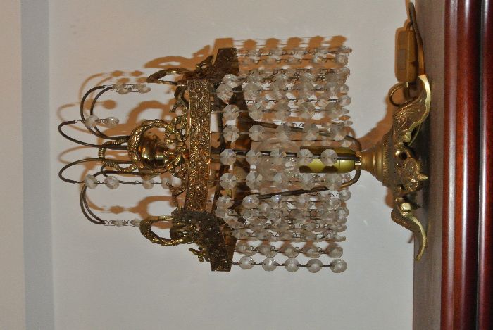 6 Candeeiros Antigos com abajour incluídos - Vintage