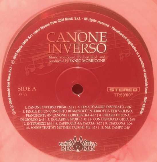 Ennio Morricone ‎– Canone Inverso