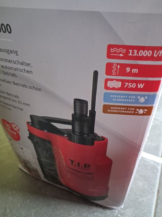 T.I.P. I-Compac 13000 Pompa Głębinowa Do Odprowadzania Brudnej Wody