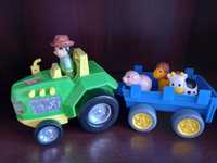 Traktorek ze zwierzatkami