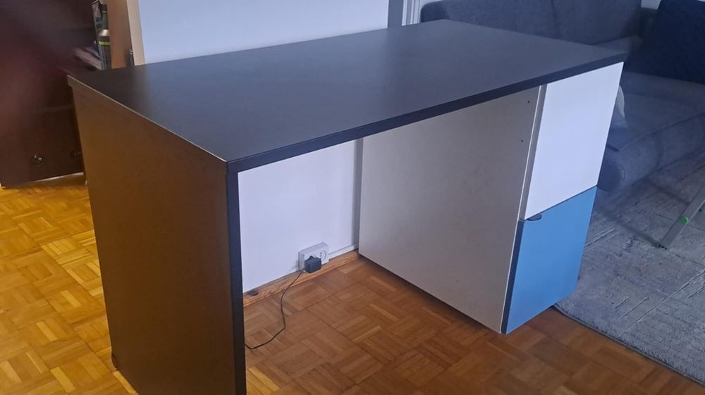 Biurko VOX 60x120 czarno białe