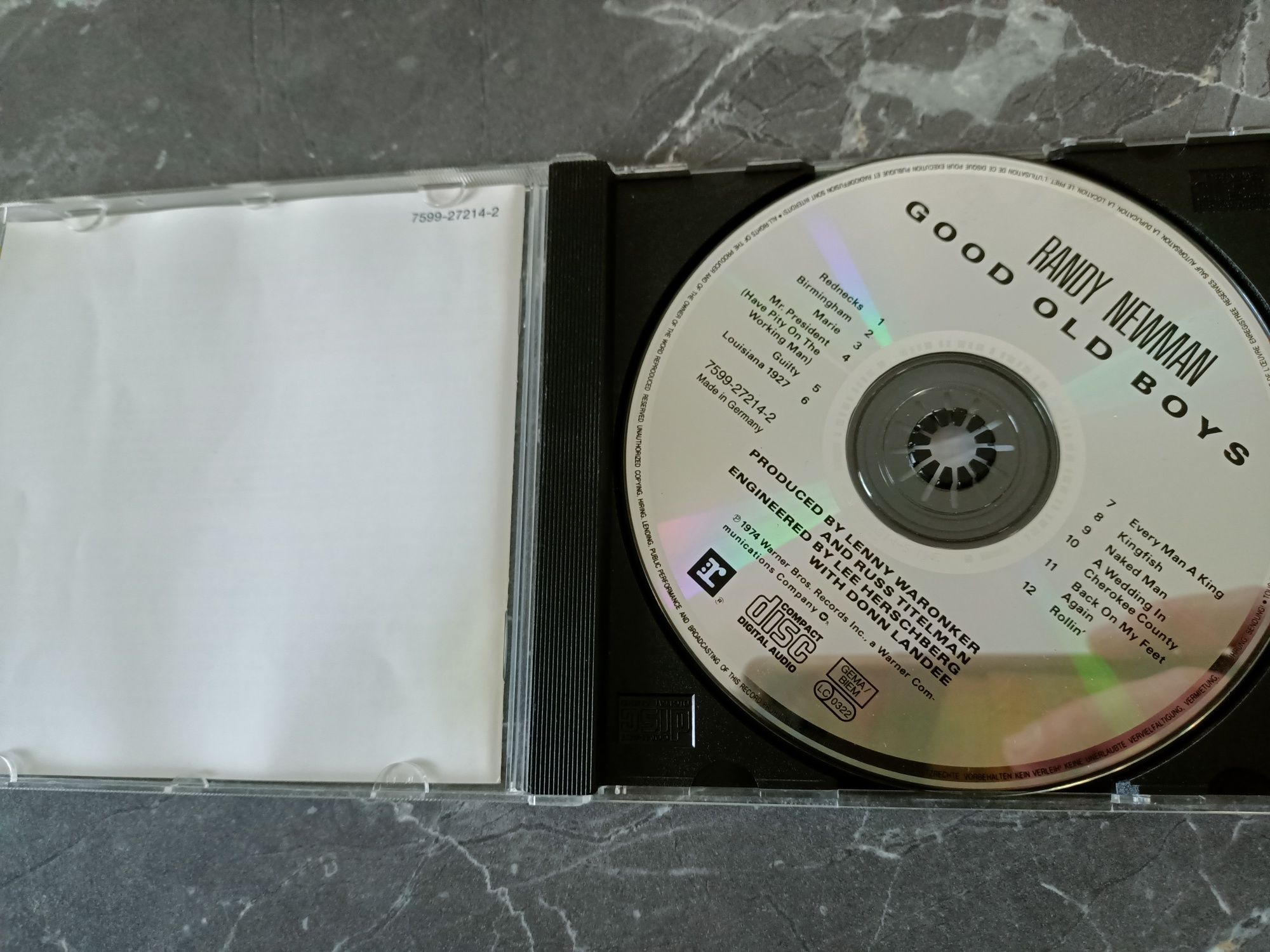 Randy Newman - Good Old Boys (CD, Album, RE, RM)(vg+)