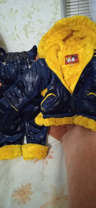 Теплий комбінезон та куртка/2-3 роки
