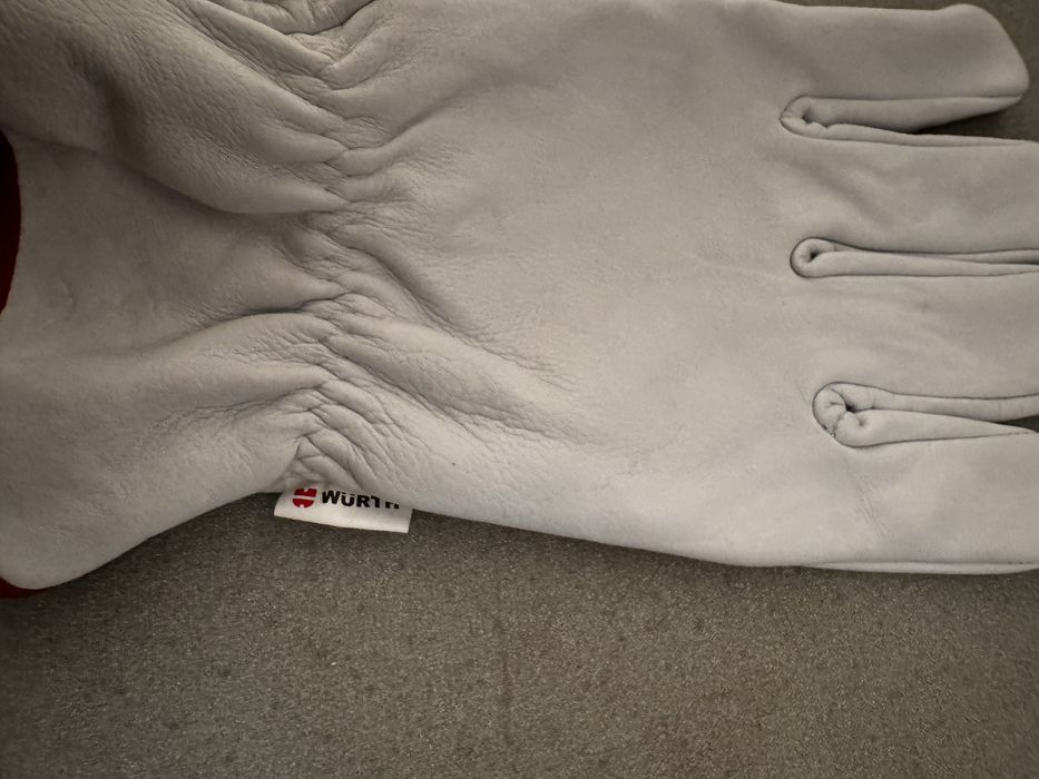 Rękawice skórzane WURTH ocieplane