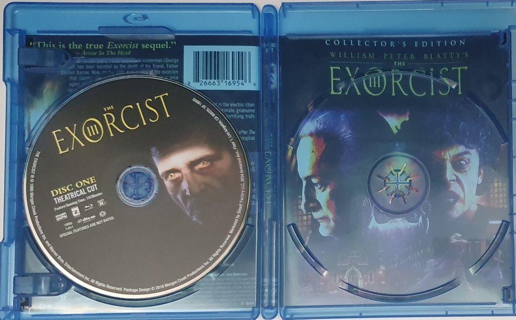 "Egzorcysta 3" / "The Exorcist III" 2× BLU-RAY + slipcase USA bez PL