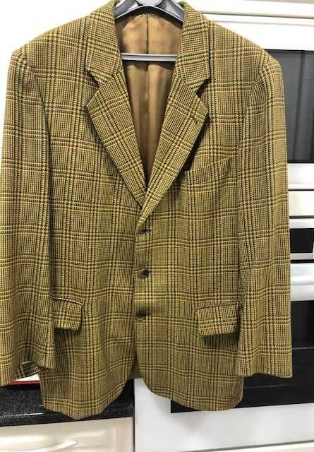Blazer de homem da marca de luxo René Lezard, 100% lâ