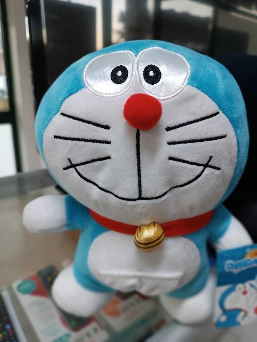 Novidade:Peluche Doraemon Boca Fechada 26cm