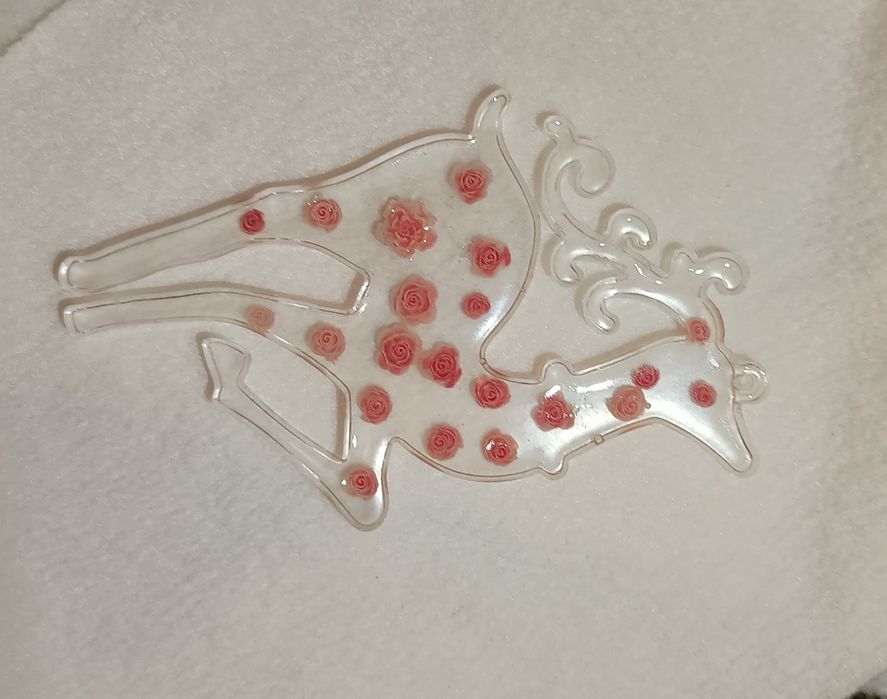 Świąteczne renifery z żywicy