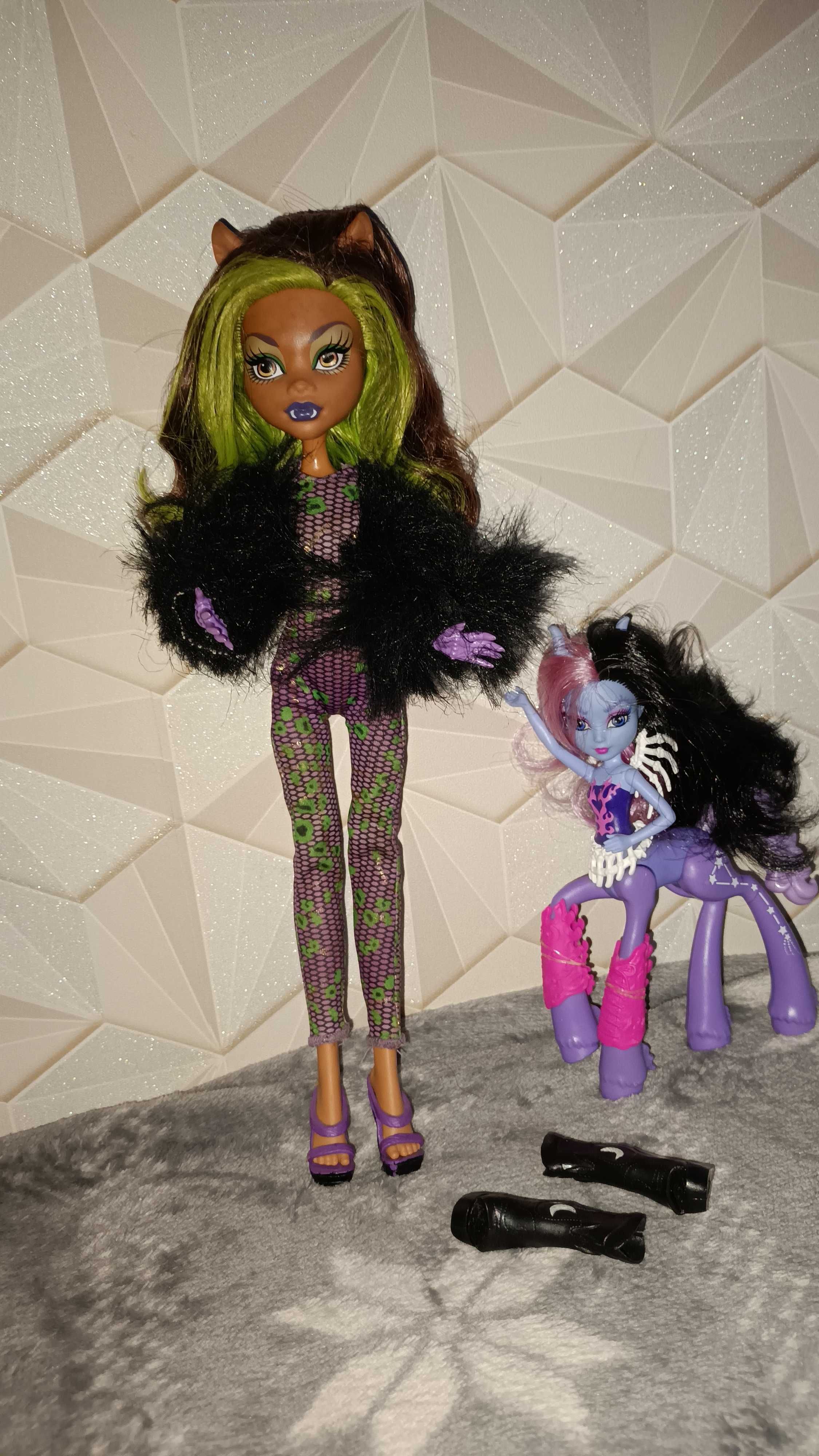 Monster high  Doll Clawdeen plus konik i buty