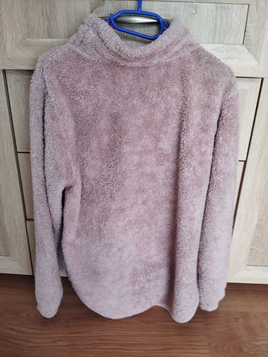 Różowa damska bluza miś L