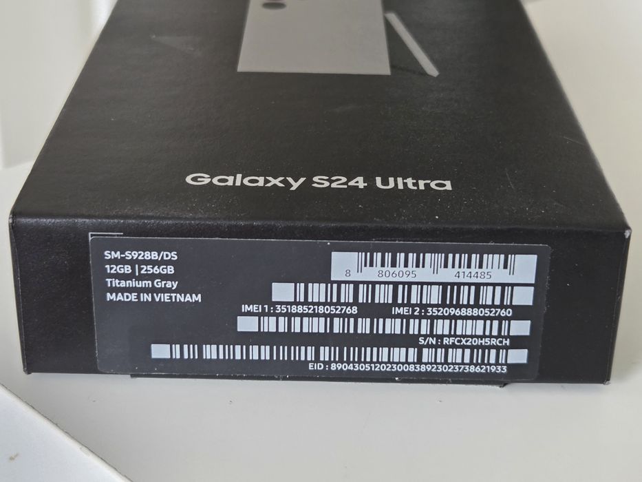 Samsung Galaxy S24 ULTRA Titanium Gray ZŁOTY 12GB 256GB