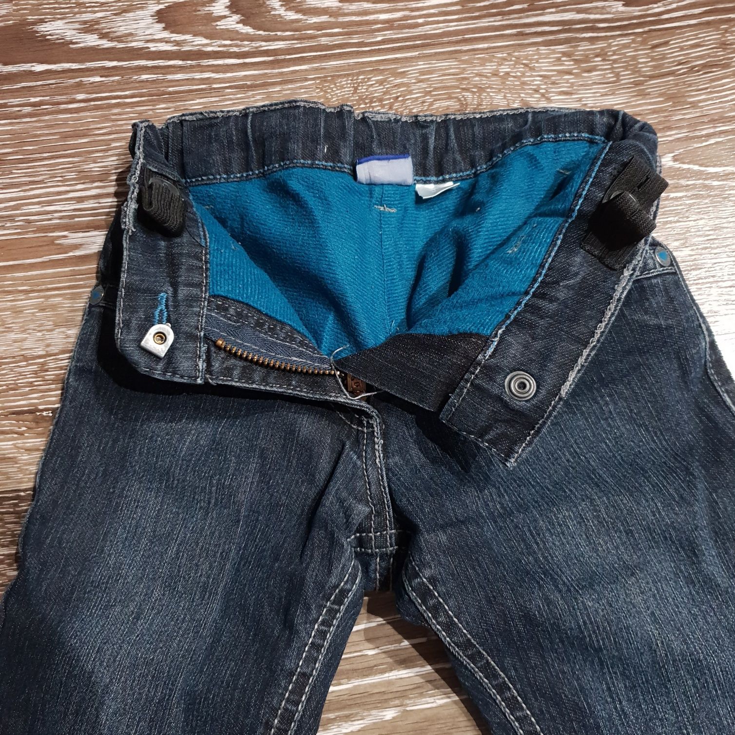 Spodnie jeansy z podszewką