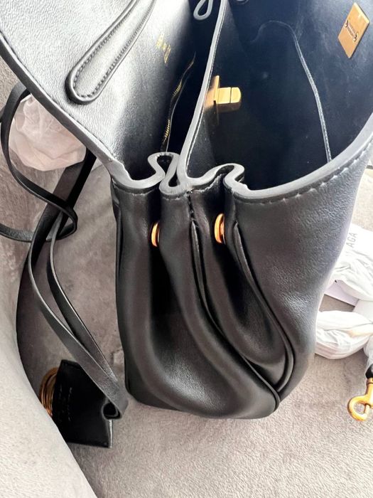 Женская сумка Balenciaga Rodeo Black кожа