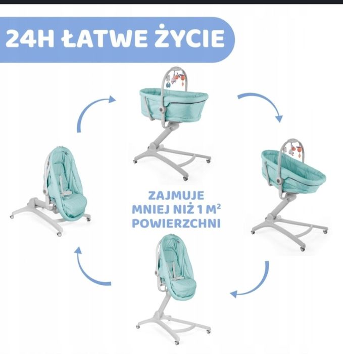 Chicco Baby Hug 4 w 1,  stan bardzo dobry