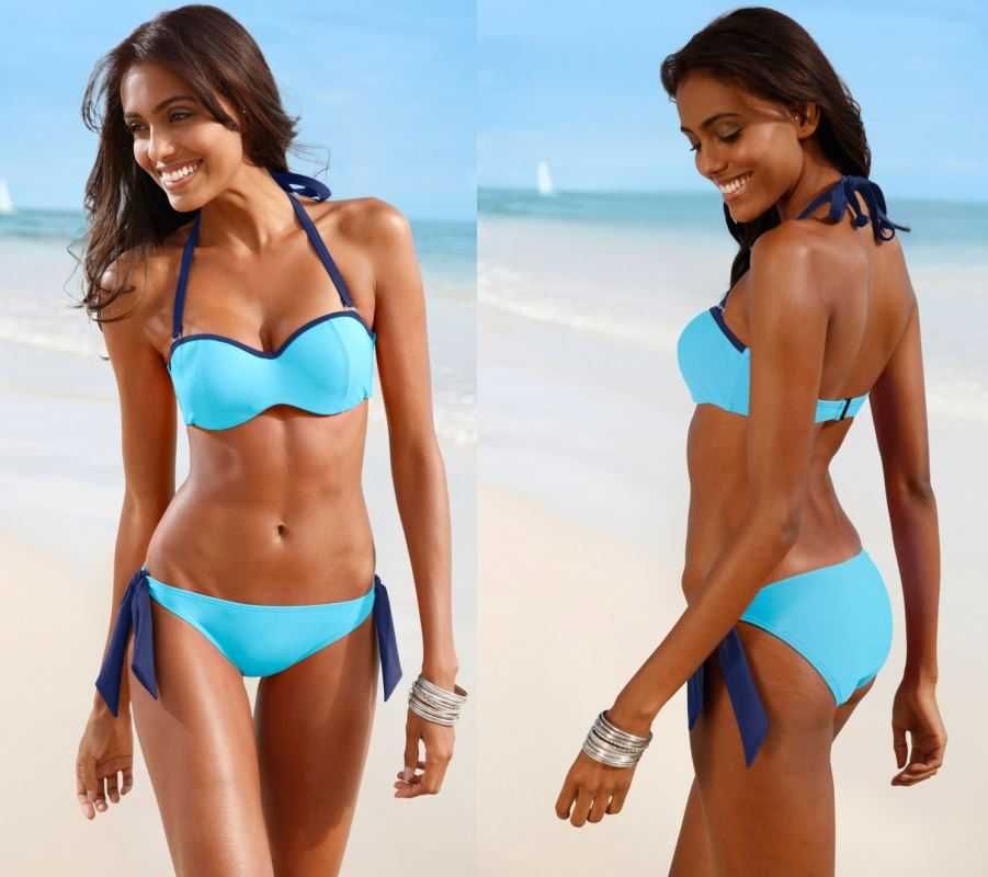 12) Niebieskie bikini 42/70C NOWE