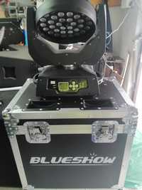 Wash 36x18 led com case