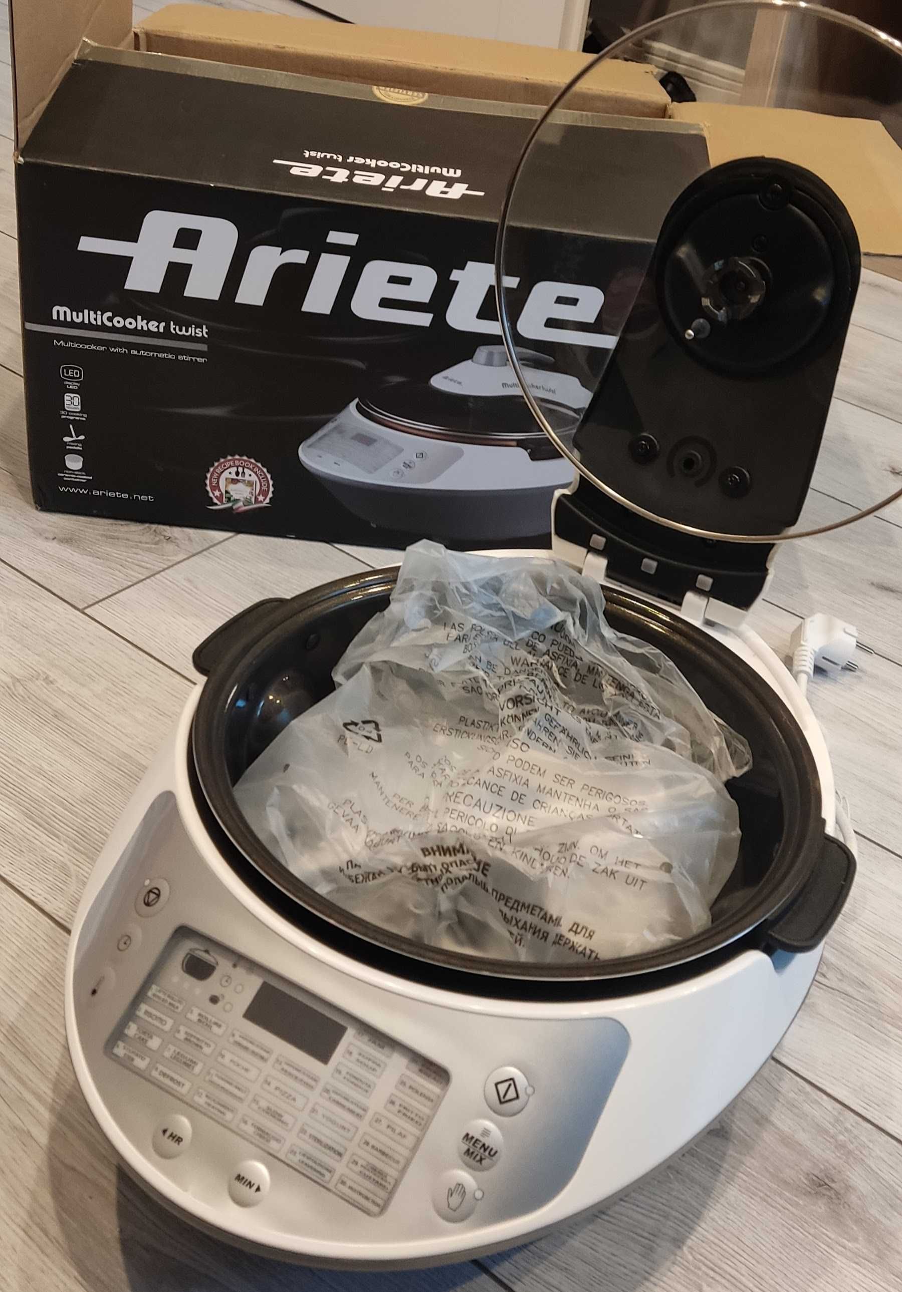 Multicooker Ariete, patelnia elektryczna, frytownica,parowar,piekarnik